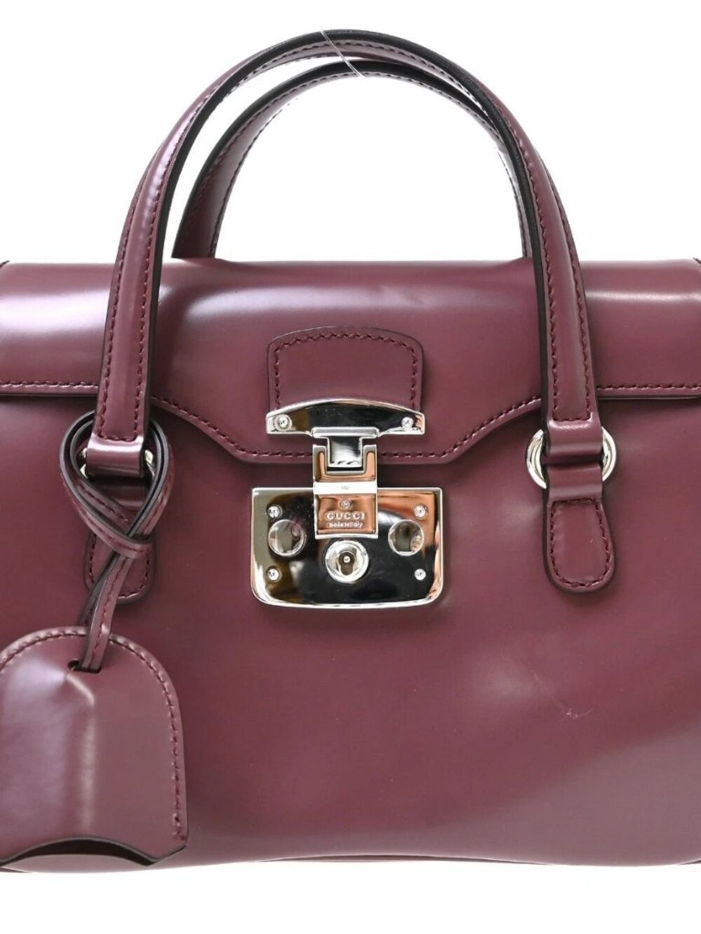 Best07 Gucci Purple Lady Lock Handbag 331828 493492 NQ11088